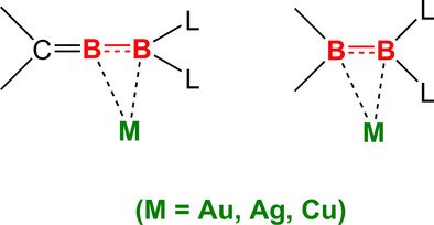 ChemEurJ's tweet image. #Cationic coinage #metalcomplexes of asymmetric diborenes synthesized where the metal interacts unsymmetrically with B2 moiety and terminal B has #pyramidalgeometry doi.wiley.com/10.1002/chem.2…