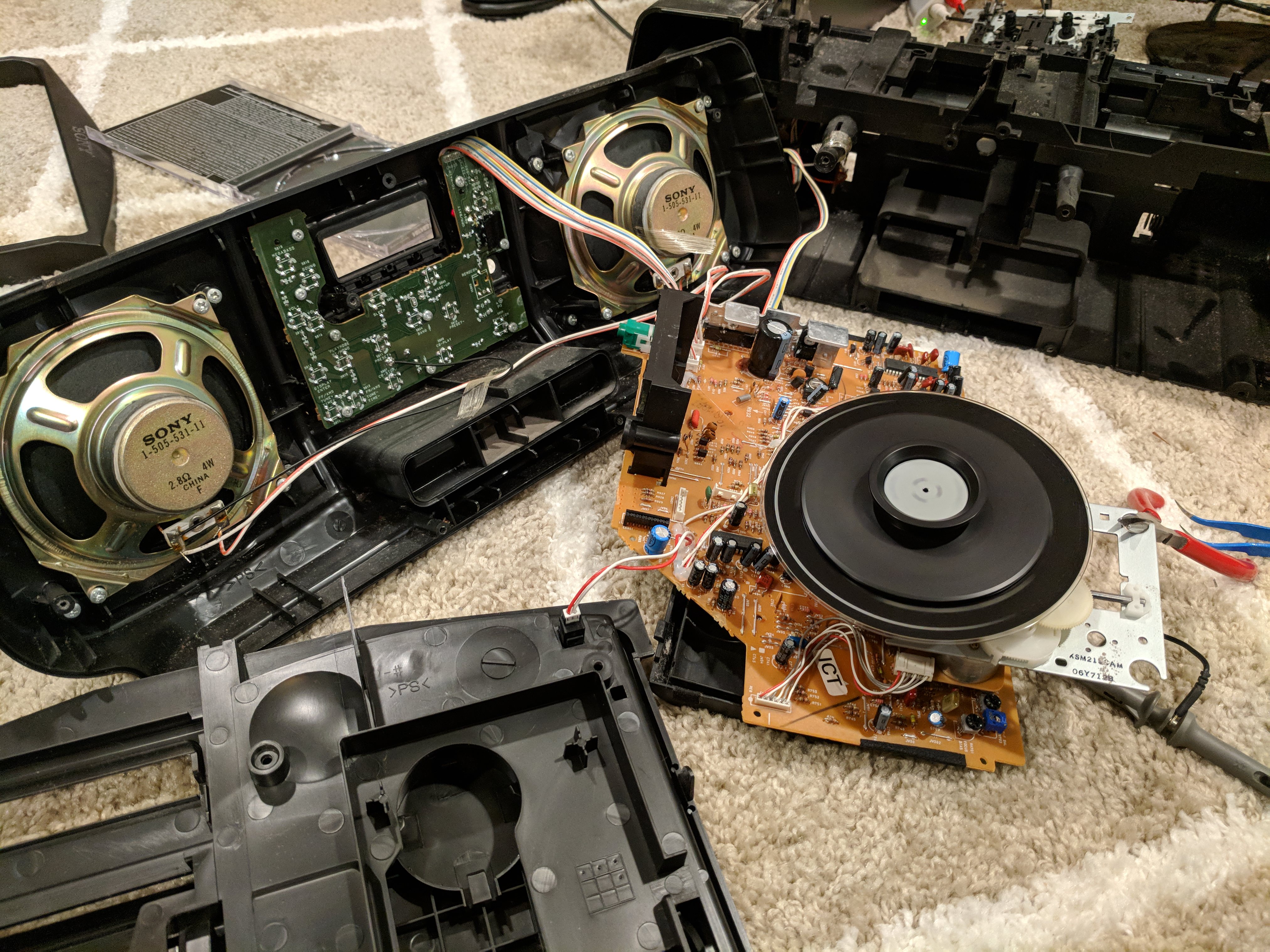 shibe ꜰᴩɢᴀ expert on Twitter "Replaced venerable Sony CD player laser