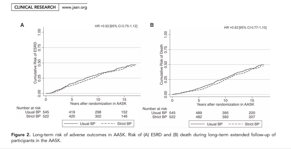 edgarvlermamd's tweet photo. AASK: Intensive BP Control ~
✅ ⬇️ Risk of death by 19% among black CKD patients
❌ Did not postpone onset of ESRD
#Nephpearls #SPRINTHTN #AskRenal
👉🏼 https://t.co/dtvs1xHvuU https://t.co/7LnlSmcw35