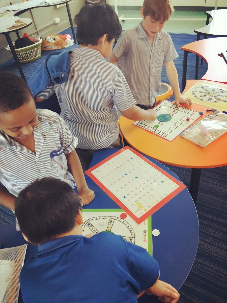 StBrendans_4105's tweet photo. Year 3 have made games about the sun, moon and earth! Just as much fun playing at making. #STB4105 #STBYr3learning #STBscience #STBdesign https://t.co/1bZPj2XphN