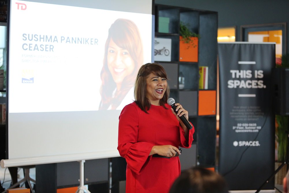 TravelDailyHQ's tweet photo. "Insights + Voice = Thought leadership" — Sushma Panniker Ceaser, an expert in leadership development and talent management, shares with us how to become an effective thought leader. #TDHRsummit https://t.co/fyVEK9FlAt