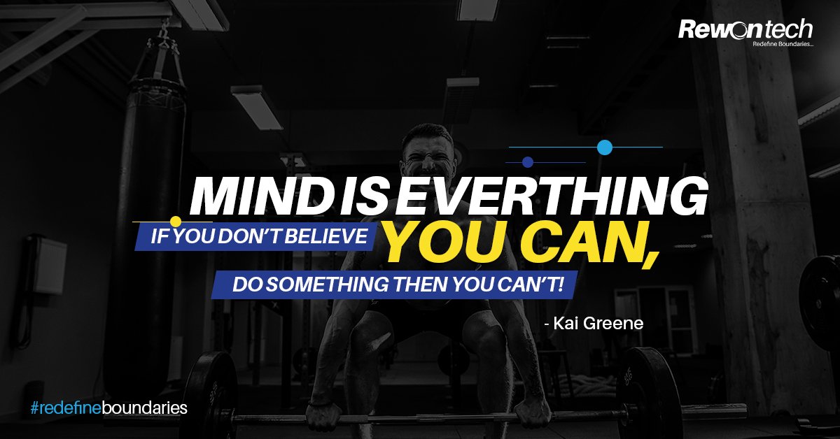 rewontech's tweet photo. Mind is everything, if you don't believe you can do something then you can't ! - Kai Greene
#rewontech #kaigreene #redefineboundaries #business #motivation #quote #fitness #bodybuilding #seo #digitalmarketing https://t.co/dni84ynqv8