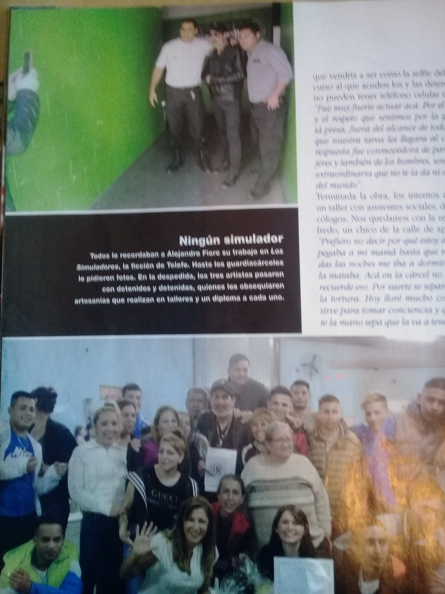 Gracias a la <a href="/RevistaGenteAr/">Gente Argentina</a> por la nota y el apoyo a #LAULTIMAVEZ una obra sobre violencia de género recorriendo todas las cárceles del país junto <a href="/MocaSalvador/">Monica Salvador</a>