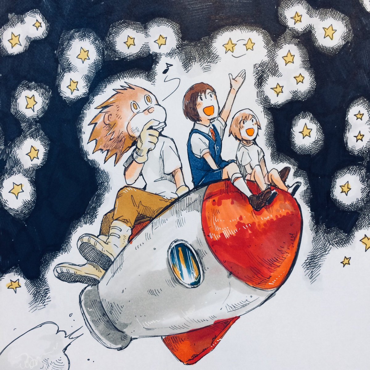 良い感じに描けました あららぎ菜名 漫画家 書籍発売中 のイラスト 良い感じに描けました あららぎ菜名 漫画家 書籍発売中 のイラスト