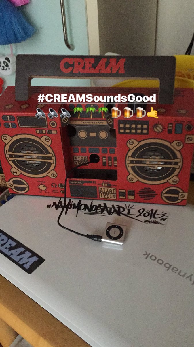 sankichiii's tweet photo. #CREAMSoundsGood 
@staxxt_creame
＠minami_creame
運用開始🔈🔈🔈🌴🌴🌴🎵🤙 https://t.co/s5PnahmDlL