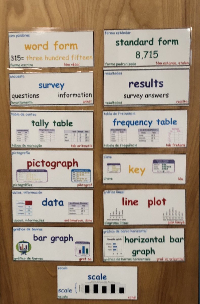 DWernerpbc's tweet photo. Love the word walls @SouthOliveTiger! #cognates #nativelanguagesupport #GoToStrategies #ELs_Can @EsolPbc @harveyoaxaca @JGomezELLs @PBCSDScience @MathSdpbc https://t.co/4PSAYSImn5