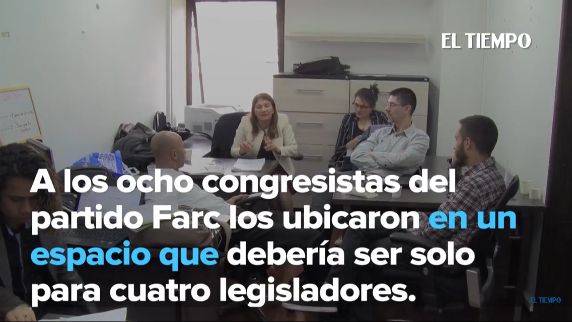 JGalloSenador's tweet photo. Partido político @FARC_EPueblo hacinado en las oficinas del Congreso.
EL TIEMPO. 👉🏼https://t.co/Vs3q4pglKQ vía @YouTube https://t.co/obvDk5BbWP