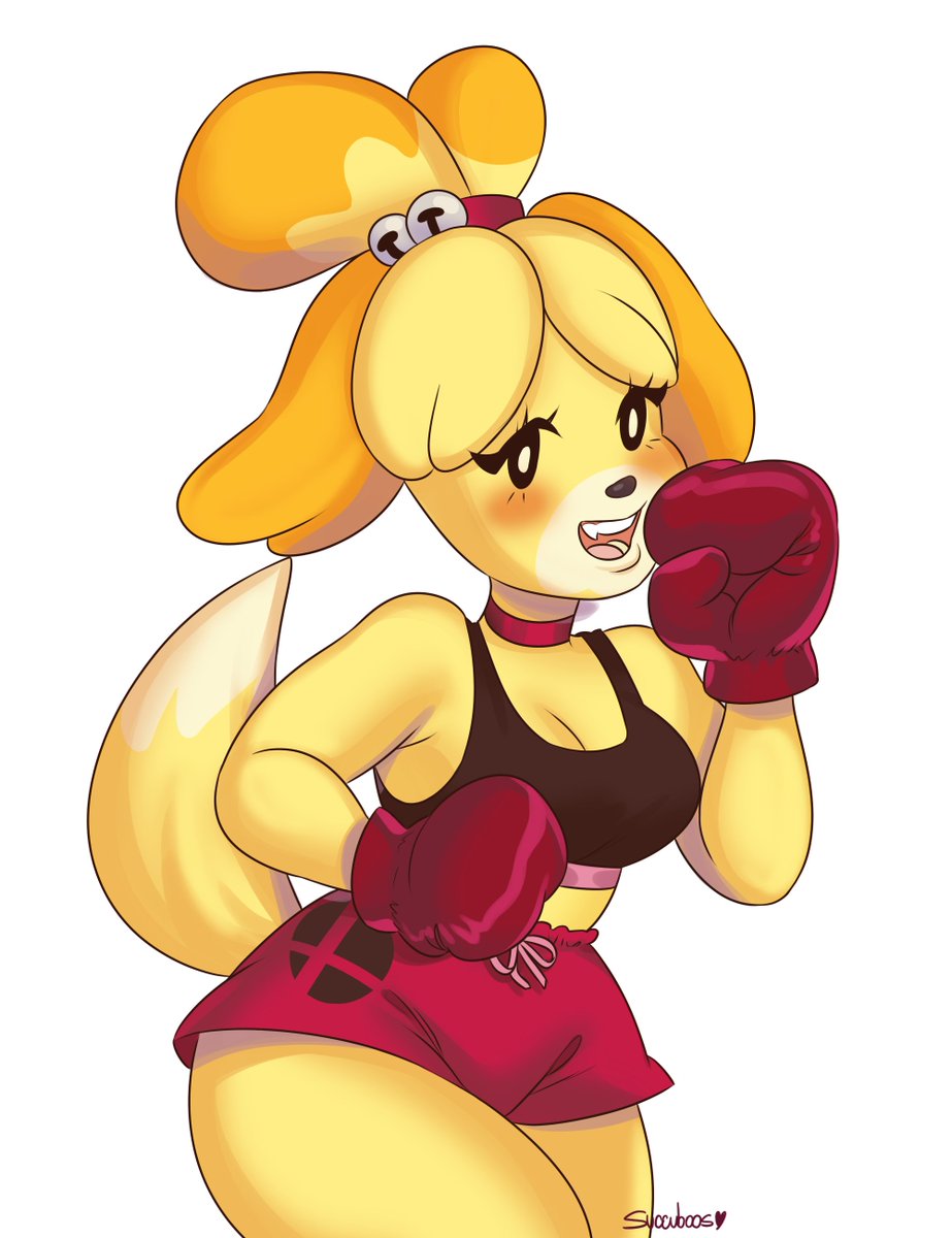 I love her so much aaaa #Isabelle #IsabelleForSmash #AnimalCrossing #Animal...