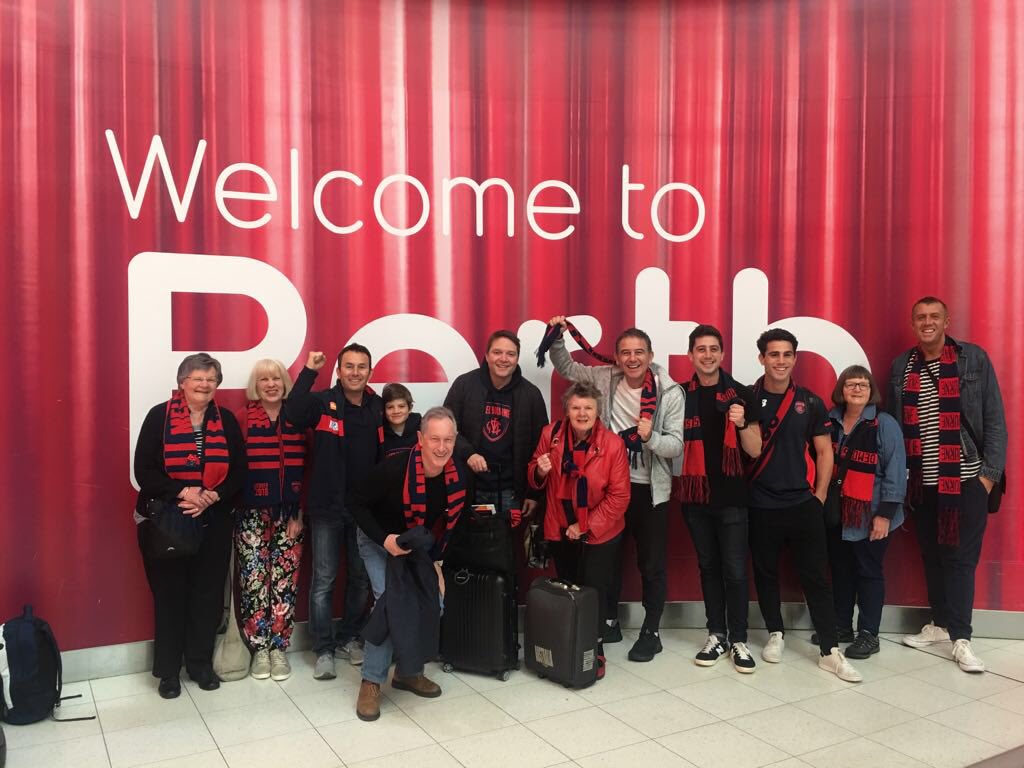 Nick_L5's tweet photo. The journey that brings all supporters together @melbournefc #raisehell https://t.co/iT0HqMMawn