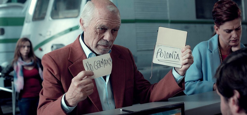 AmbDaniDayan's tweet photo. Just saw the Jewish-Argentinian film #ElUltimoTraje (#TheLastSuit) to premiere tomorrow in NYC theatres. An Holocaust survivor embarks in an improbable trip. A must see! Script & director: Pablo Solarsz https://t.co/1JPGM4QBeL