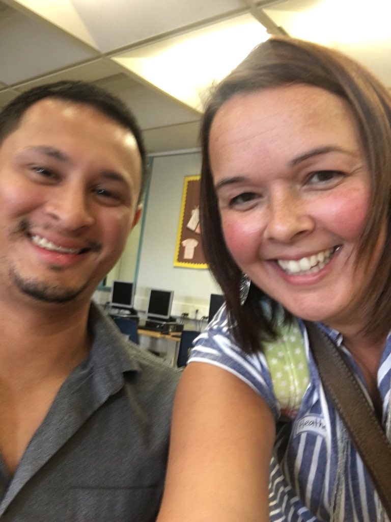 HeatherKearns6's tweet photo. Just hanging out with my BFF @rianbhoolai at a MART Wechsler refresher session @charlesgordonps Thanks Special Education Department! #standardtest #assessment #Kto12 #BFFs @SChinniah_ https://t.co/nOTehIexET