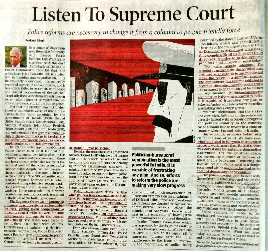Ravi08410222's tweet image. #AbwFraud
#Colonial #era #mindset f #netas&amp;amp; #babus #will #never #change&amp;amp; 1 #day #will b #cause #death f #democracy
#Nexus is #using #police as #private #political #army
#SupremeCourt #recommendation f #Police #reforms r #not #implemented in #letter&amp;amp; #spirit
#RERA #diluted 2 #loot