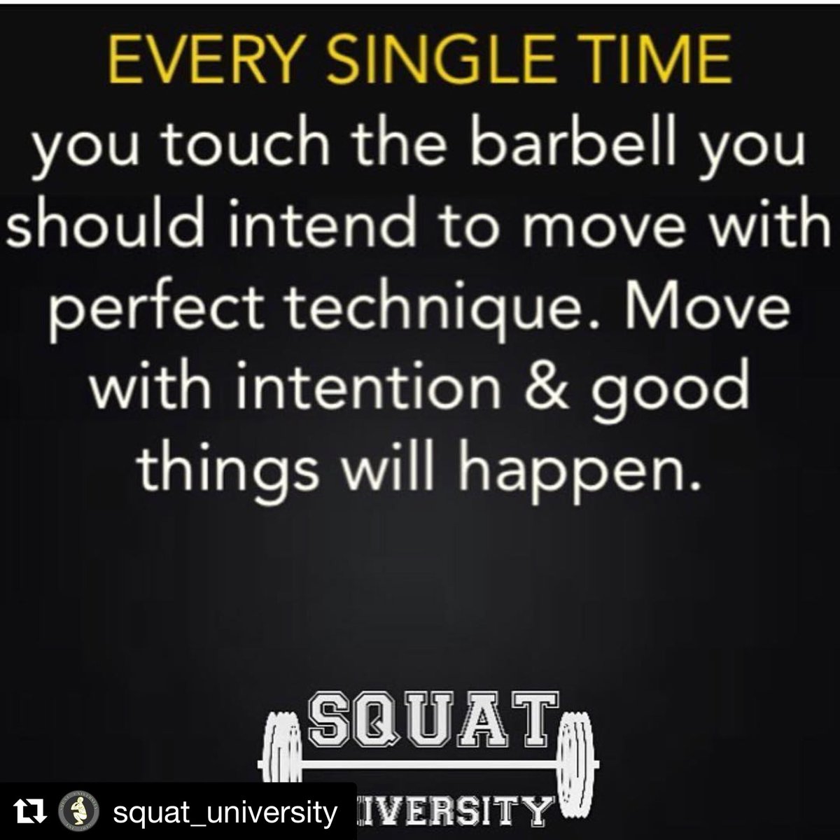 refinecf's tweet image. Perfect practice makes perfect. 
Be intentional with every lift. 
Every repetition is an opportunity to form good habits &amp;amp; build good movement patterns. #wearerefined
#Repost @squat_university
・
Those who value technique &amp;amp; work to perfect it every day end up winning in the end.