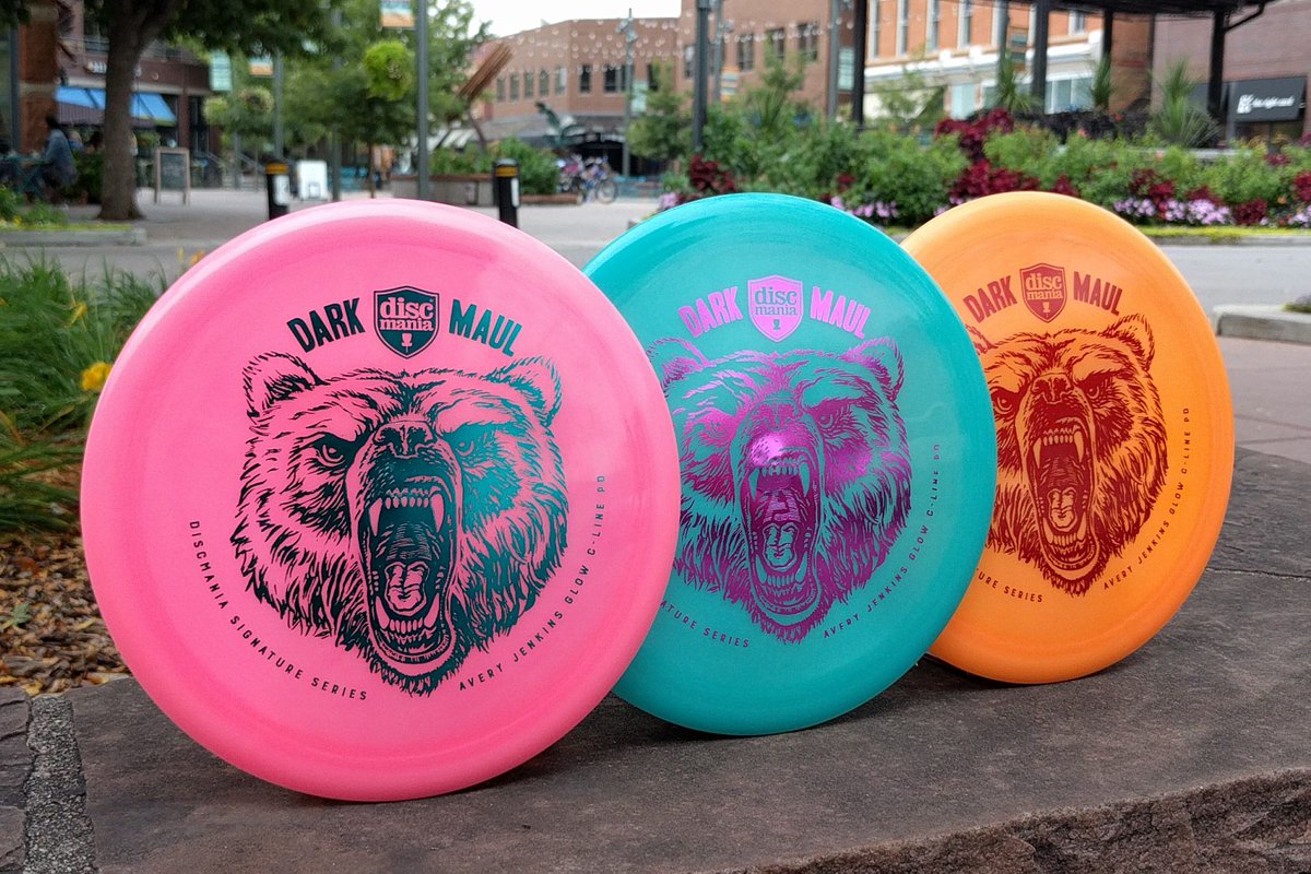 New Signature Series release from <a href="/DiscmaniaDiscs/">Discmania Golf Discs</a>... the Avery Jenkins Dark Maul PD! Made in Discmania's Color Glow C-Line plastic, these are ready to crush your day rounds and attack those fall night rounds. 

#discmania #reinventyourgame #discmaniacs #discgolf #themostfunwins