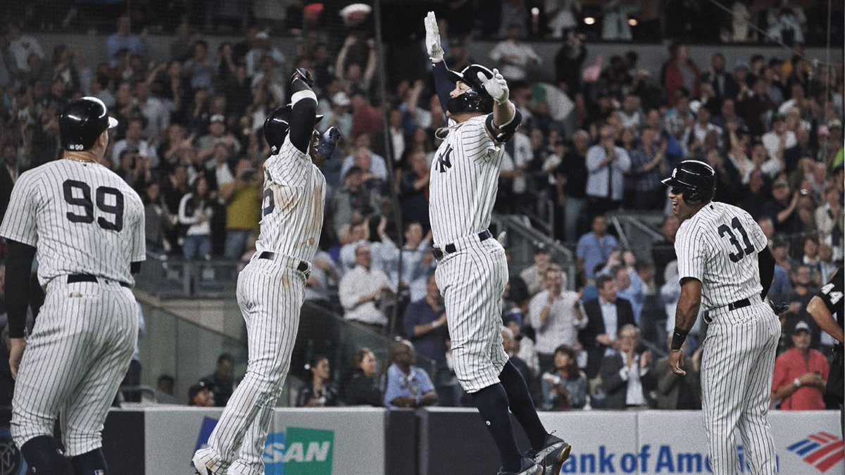 Yankees's tweet photo. Slam squad. https://t.co/dFTuVBWp33