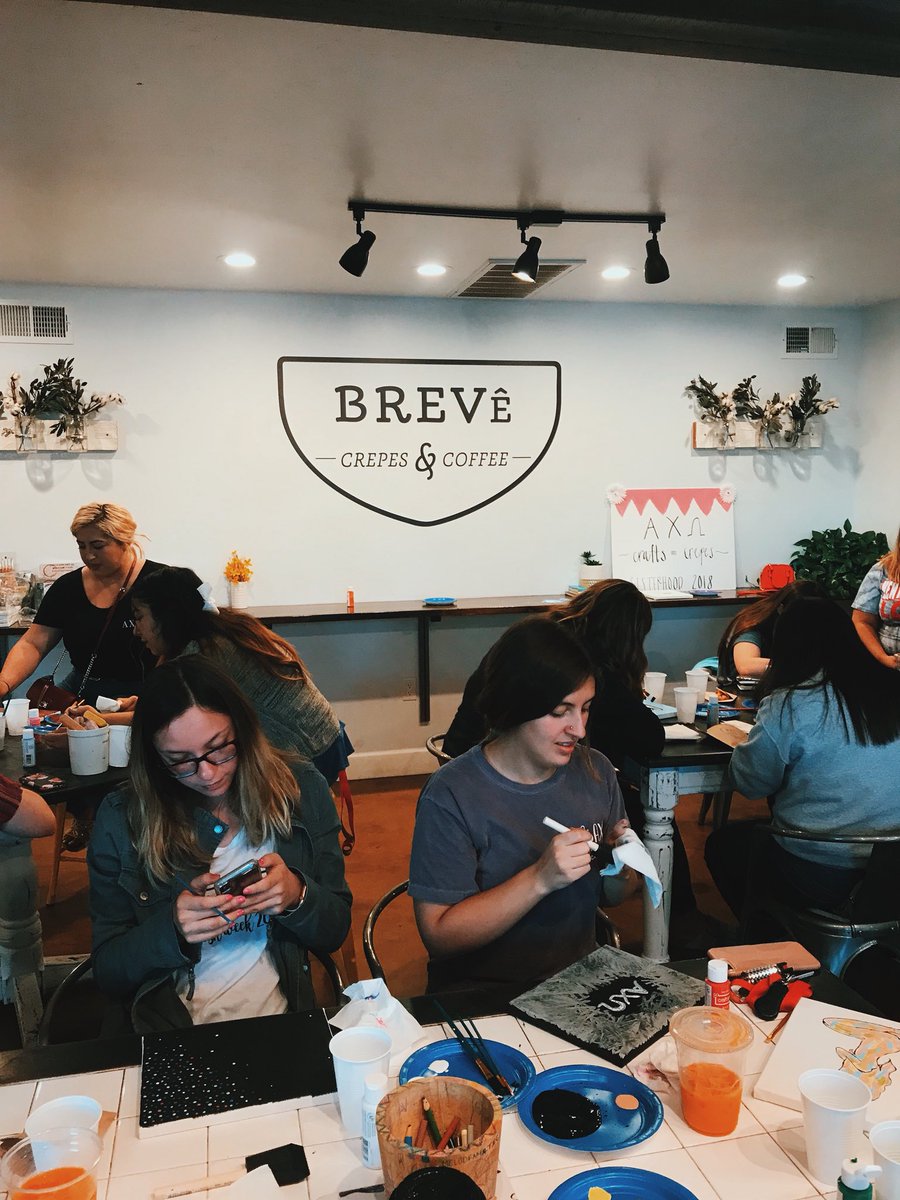 Thanks <a href="/BreveABQ/">Breve' Crêpes&Coffee</a> for an amazing sisterhood!  #WeLoveCrepes 🎨💫