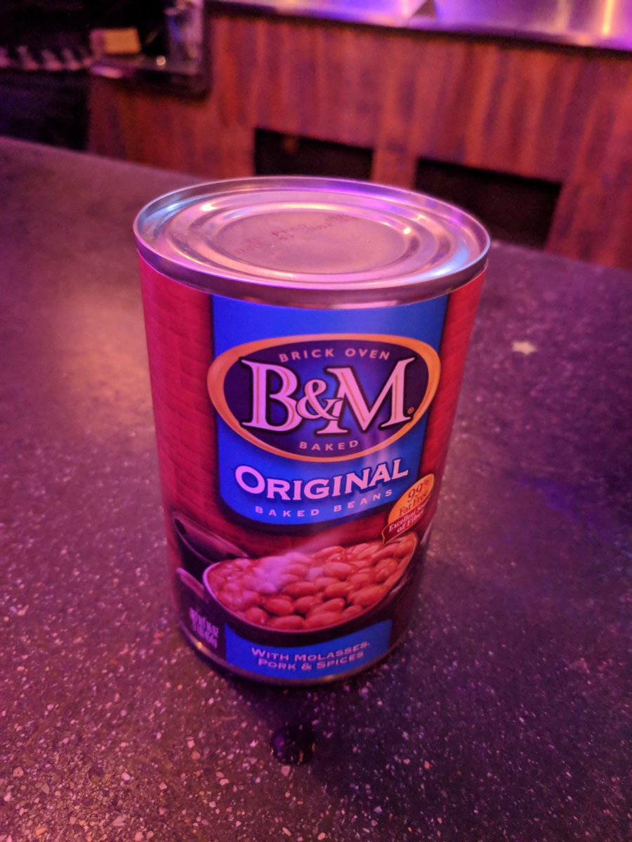 gpallen's tweet photo. I won a can of beans...the other bar trivia has candy...I want the candy @geekswhodrink #ParksAndRec #geekswhodrink #slumbrew #somerville #trivia https://t.co/RH7ksOhtly