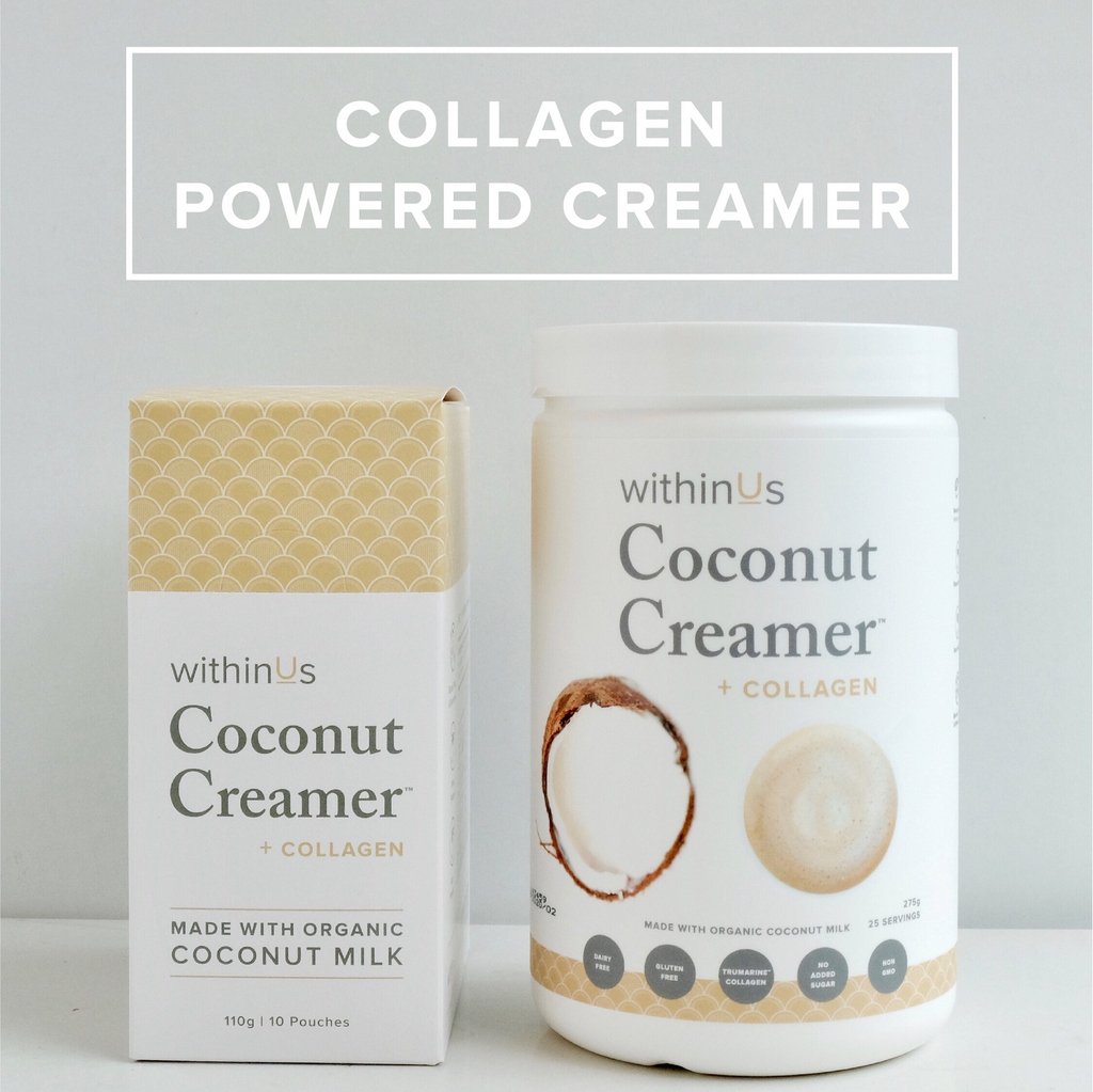 INTRODUCING withinUs COCONUT CREAMER + Collagen

Our dairy-free coconut creamer contains only TWO ingredients and combines the health benefits of organic coconut milk and withinUs TruMarine™ Collagen

withinus.ca/collections/co…

We can't wait to see how you stay #collagenpowered