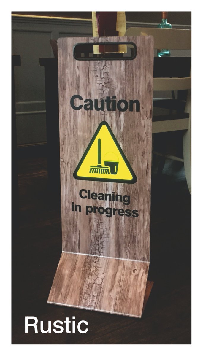 SignWorkshop's tweet photo. Our #newdesign #unique and #stylish #floorsign is available in 3 #woodeffect #finishes to match your #brand: #oak #rustic and #deepmahogany. Choose your finish, choose your message, add your #companylogo #signdesign #ukdesigner #brandidentity  #healthandsafety #safetysigns https://t.co/SFMPZxfq5m