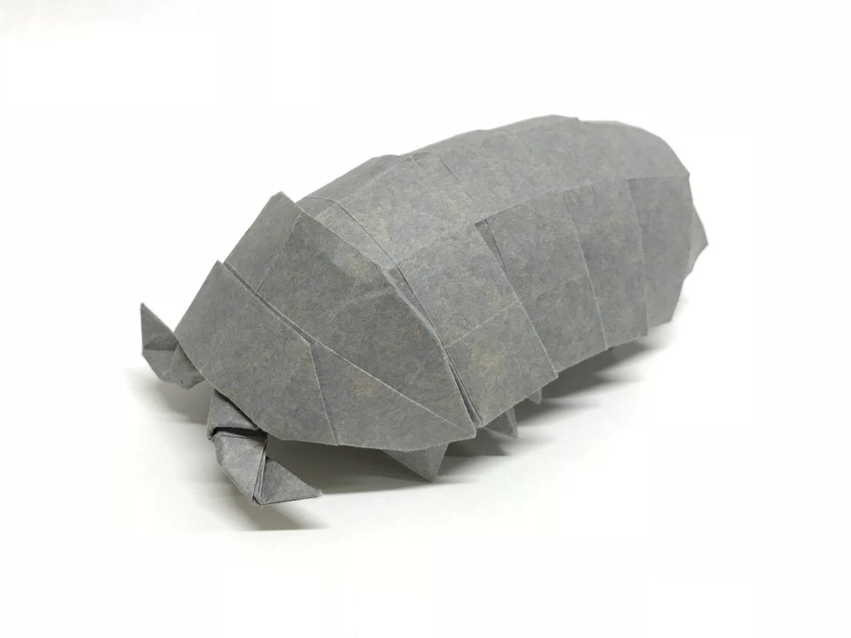 まつもとかずや Twitter પર 折り紙 折り紙作品 Origami ダンゴムシ オカダンゴムシ ちびおりシリーズ Chibiori Series Armadillidium