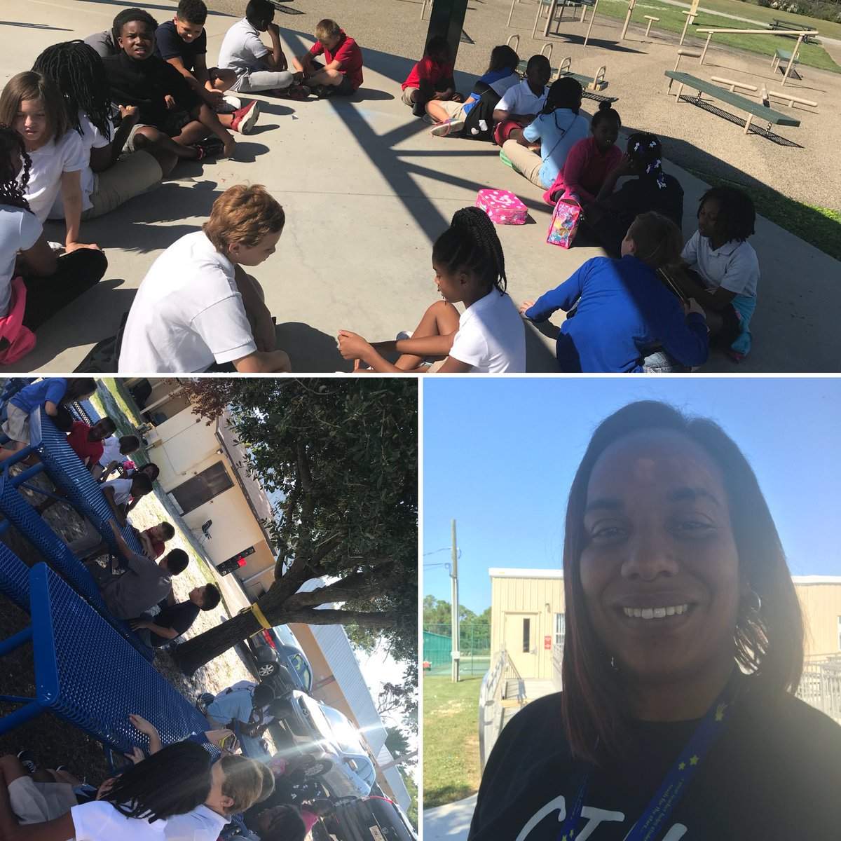 breemacCH's tweet photo. Caring School Community lesson outside...love bugs overtook our space so we went to the benches & kept going! #csclesson #lovebugscantstopus #weadjust #Growth @WestsideVCS @tanfrankqj @fsugalKYM https://t.co/JUUxxNZOPi