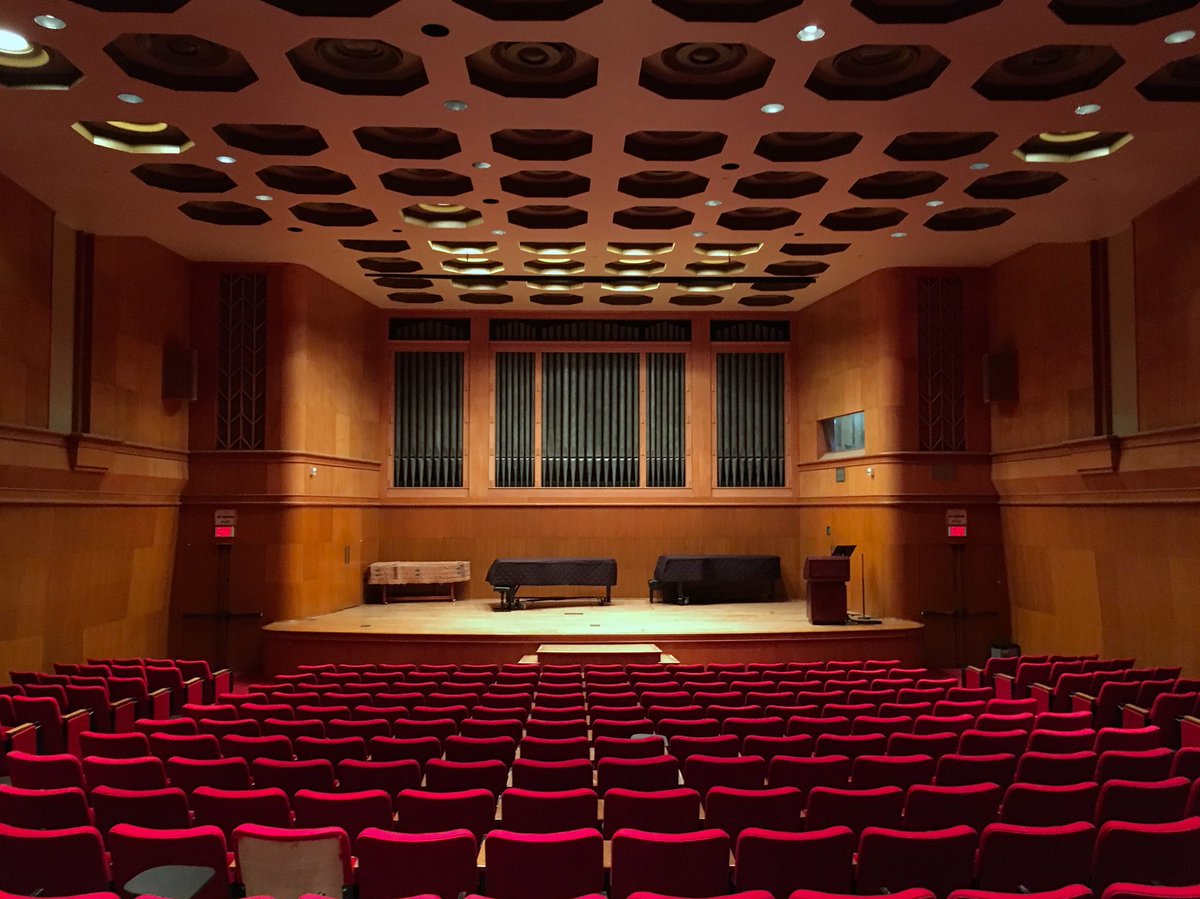 bsomrecording's tweet photo. Jessen Auditorium now has two new omni mics hanging from the ceiling 🙌🏼😩 (circled in picture 2 for visual aid). This cuts down on set up time AND looks way better. Making big moves every day! https://t.co/YTkRa6JTpv