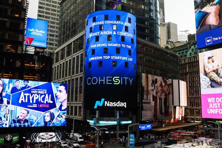 mrjordonez's tweet image. #Nasdaq congratulates @mohitaron and @Cohesity for being a #TopLinkedInCompany! 👌🏽 so much more to come ahead! #Cohesity     🔥 💪🏽 $MSFT #blessed