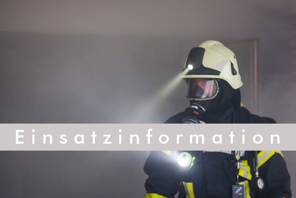 Gerade eben beschäftigte uns ein ausgelöster Heimrauchmelder. Es konnte kein Grund für die Auslösung  festgestellt werden.