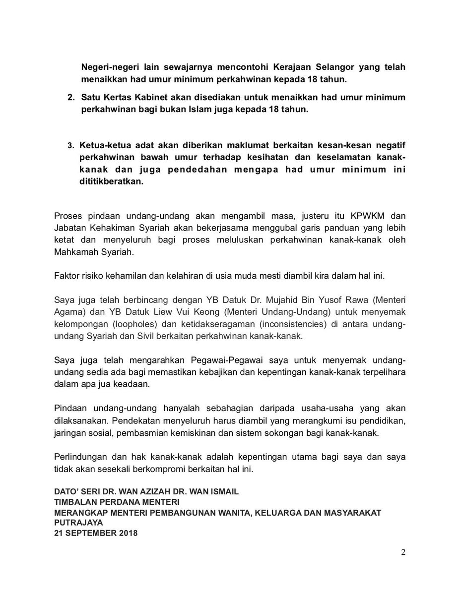 Dr Wan Azizah Ismail tweet media