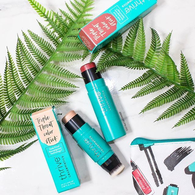 makemeupblogs's tweet image. Happy #thrivecausemetics Thursday! 💙
I’ve been loving their Triple Threat Color Sticks for the past few weeks since I’ve been on-the-go non-stop lately 😰
They’re so multifunctional and perform amazing as a blush, highlight, or lip colour! 
What’s you… ift.tt/2OHaJxE