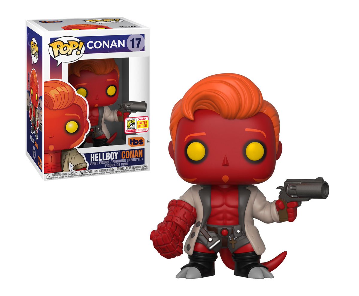 OriginalFunko's tweet photo. RT &amp; follow @OriginalFunko for a chance to WIN an exclusive Hellboy Conan Pop! https://t.co/3LDLX0y9lo