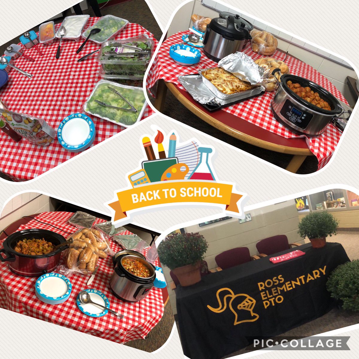 RossElemPTO's tweet photo. The PTO provided lunch and dinner to our staff while they prepared for another great Back to School Night ! #PTO #weloveourschool #thankyou #knight_vision2 https://t.co/jOnYRQ24eX