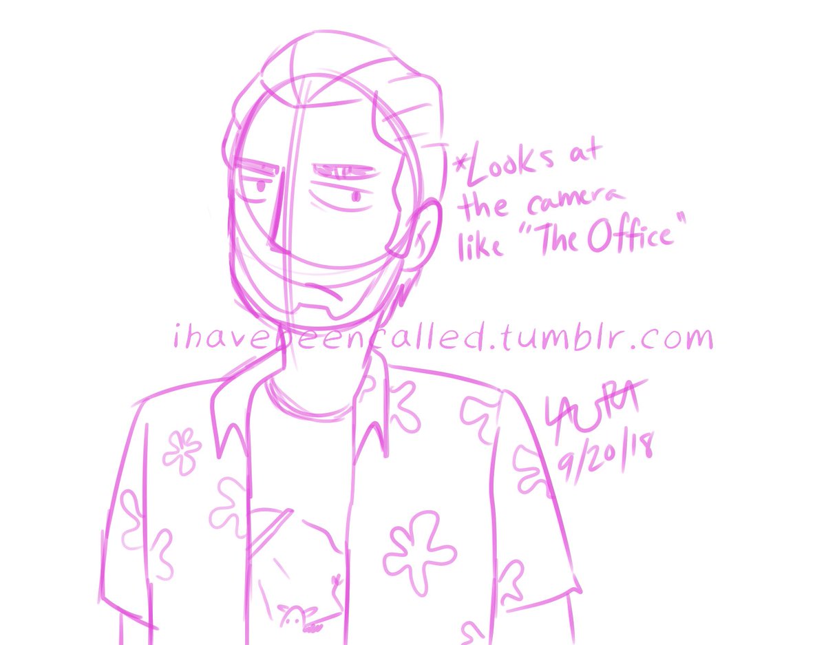 supernerd44's tweet photo. Little doodles of Nate (glasses) and Brian (hawaiian shirt) from my original series. the first pic is not in the style of the series, but a change is good for artist’s block, #ProjectWON #DailyDoodles https://t.co/OGC3sMtYE7