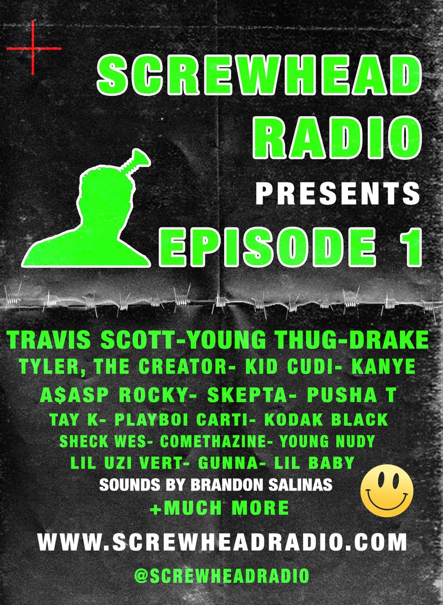 screwheadradio's tweet photo. 📡SCREWHEAD RADIO EPISODE 1 LINE UP📡 COMING TO YOU SOON.... https://t.co/YtvWJeIg7q