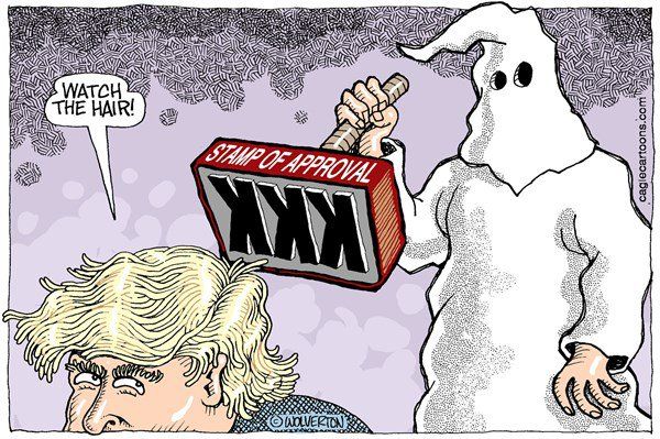 AntiTrumpToons's tweet photo. Stamp of Approval (2016) https://t.co/U8rT3vqqKp