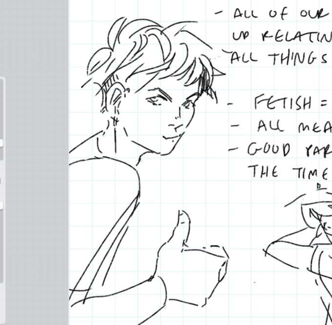 I like to draw live reaction pics to lectures so if my prof walks behind me they know how well they're doing 