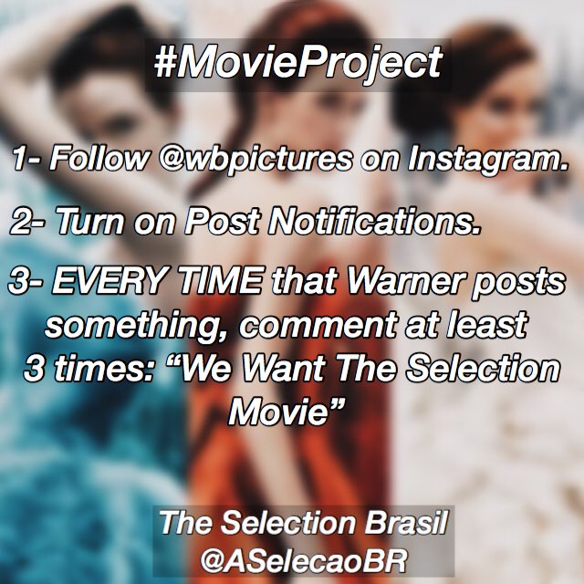 Do it! 👇👇👇
The more often they see these  comments on their posts, the more likely it will be that they'll give us some answers 😊❤
#SelectionMovie