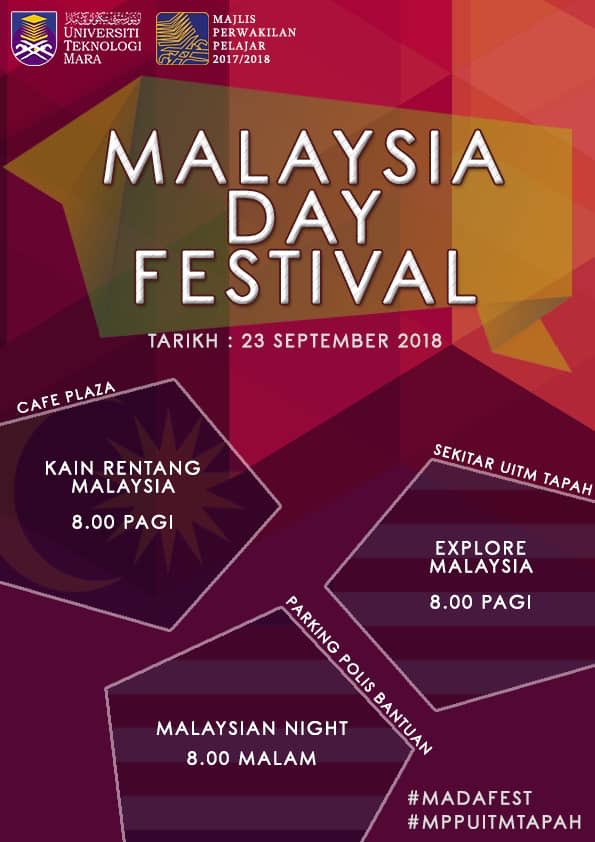 mppuitmtapah's tweet photo. [MADA FEST] Save the date guys! Moh lerrr kita meriahkan 🤩🎉🇲🇾 https://t.co/Tvo7gBUQDY