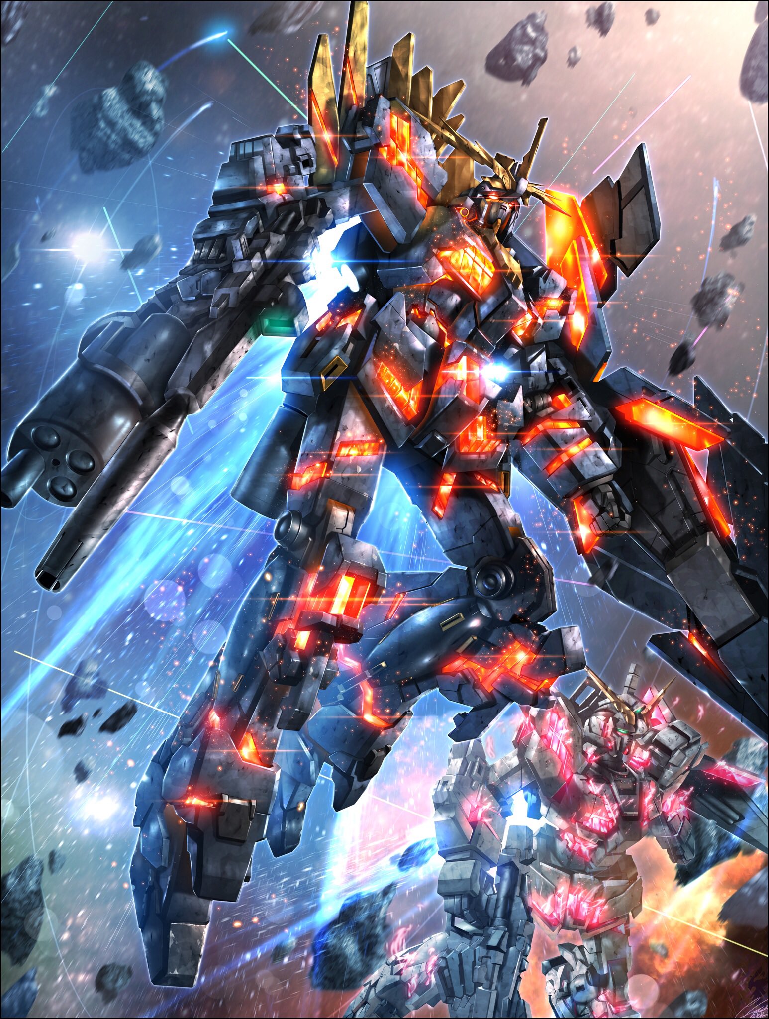 Ra Ru Ru 多忙 ユニコーンガンダム2号機 バンシィ ノルン描きました 2枚目はmg箱絵風です T Co Xsdboa8ghr Twitter