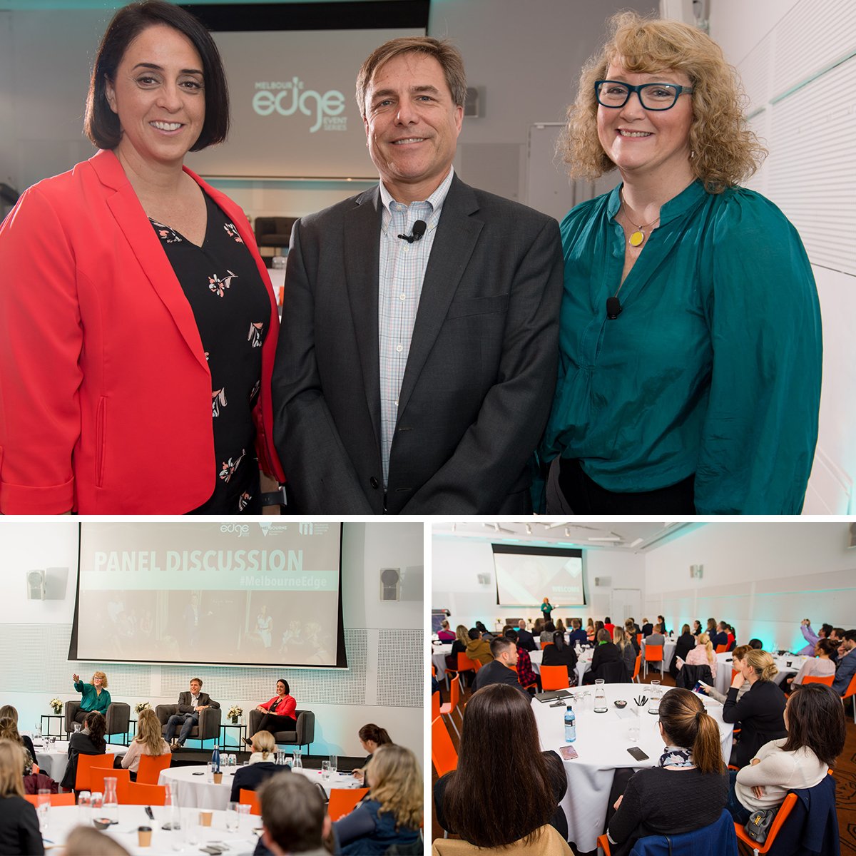 MelbConventions's tweet photo. At MCB’s recent #MelbourneEdge event at @MCEC, industry leaders Jim Louderbeck, CEO @VidCon, @NicLiv Head of @aflwomens & Michelle Gallaher, Director of @thesocialsci inspired with insights on staying ahead of the game in #business. View wrap up https://t.co/Kf5dVxhxl2 https://t.co/dIppTK6n6H