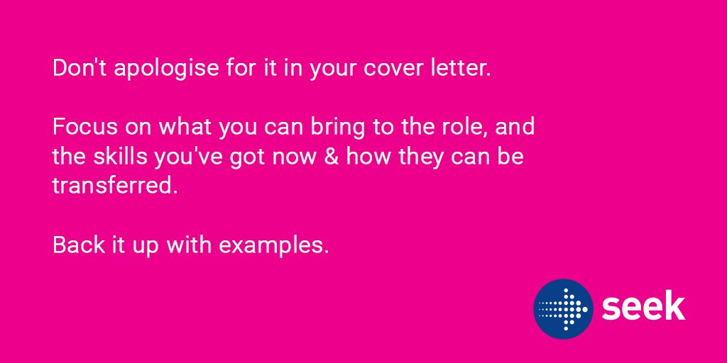 seekjobs's tweet photo. SEEK #CAREERTIP: Not quite qualified for the job? https://t.co/sItCooN3qT