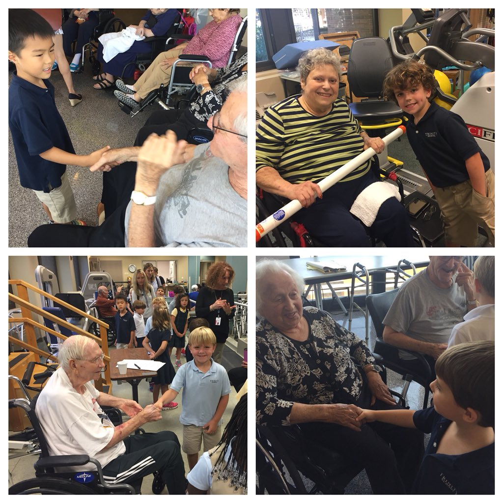shauncmccarthy's tweet photo. Kindergarten CARES! Meeting new friends and realizing that a smile and a song go a long way. #TrinityLeans https://t.co/7AjJE0b4sv