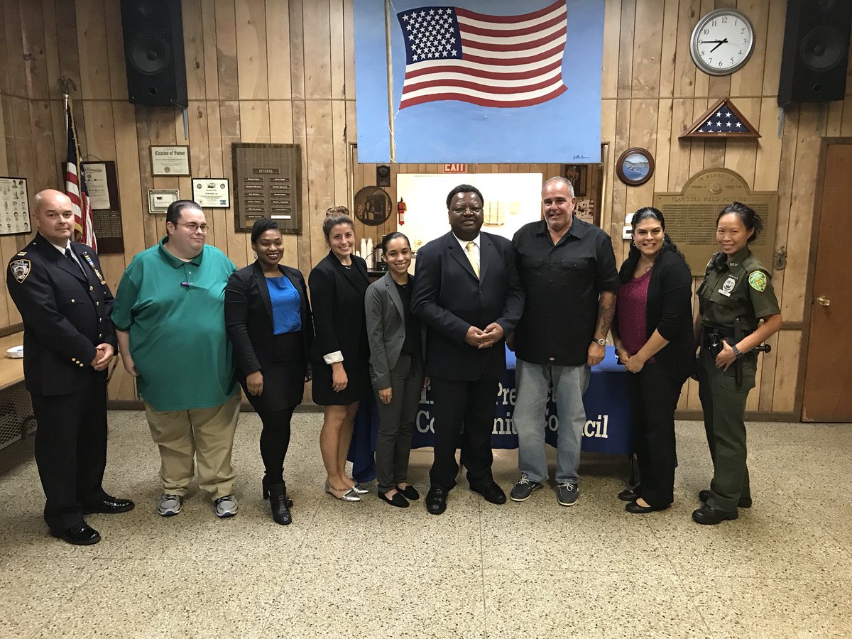 NYPD110Pct's tweet photo. We had a great @NYPD110PCTCC meeting tonight thank you to @QueensDABrown and his staff for speaking with our #Elmhurst #Corona Community &amp; thank you to @Dromm25 for acknowledging the hard working members of our community. We hope to see you at our next meeting on Oct 11th! https://t.co/5NTBRu7TH4