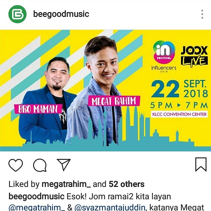 MCSyazman's tweet photo. Jom esok!!!!!  Kita jumpa di KLCC.... peminat2 @megatrahim_  jgn lepaskan peluang u alls.... 

#mcsyazmantajuddin #jook #jookbox #jooklive #megatrahim https://t.co/VVJKWblTP7