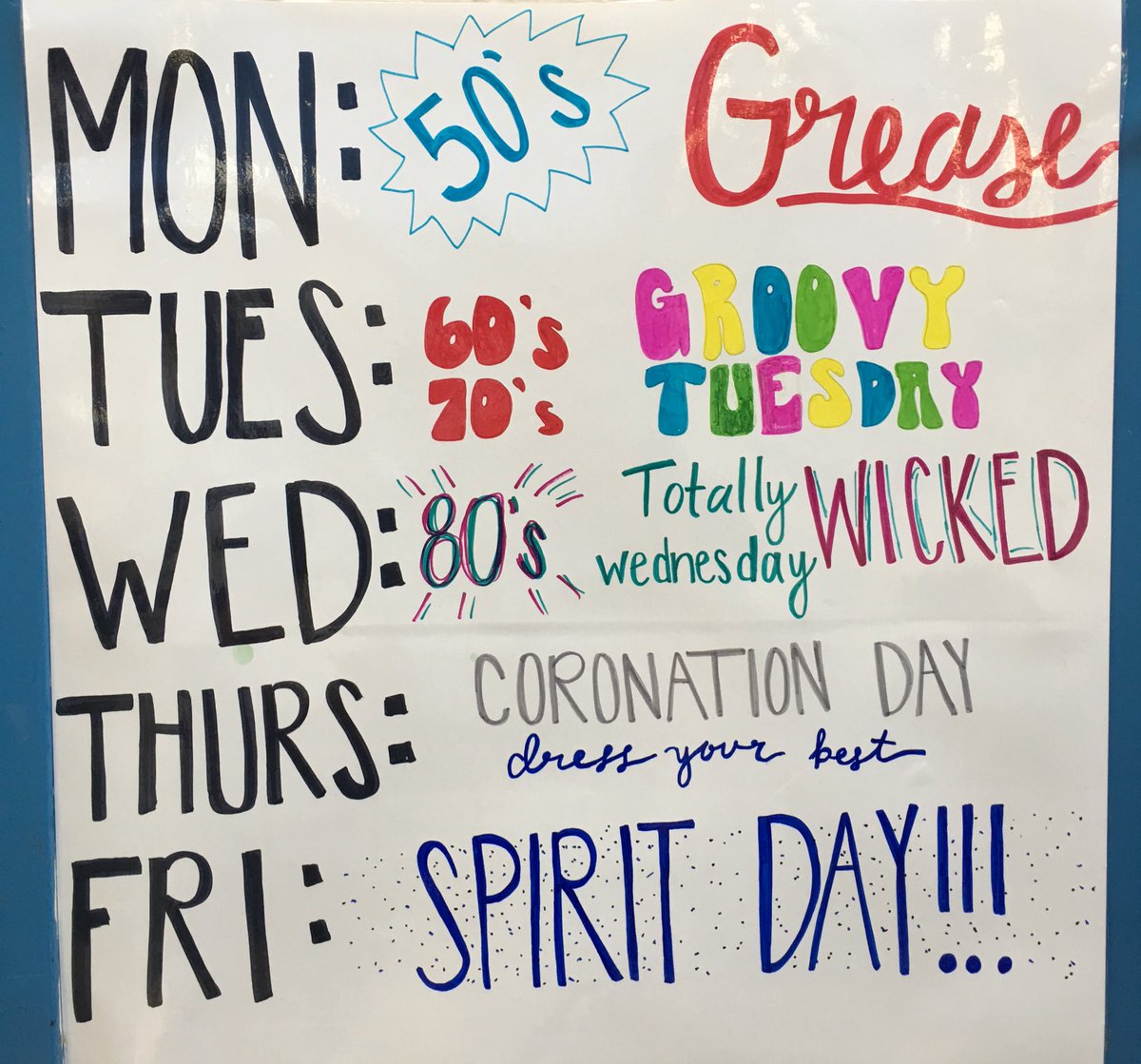Friday would be a great day to start planning your Homecoming spirit day outfits for next week!! #HOCO18 #throwback
