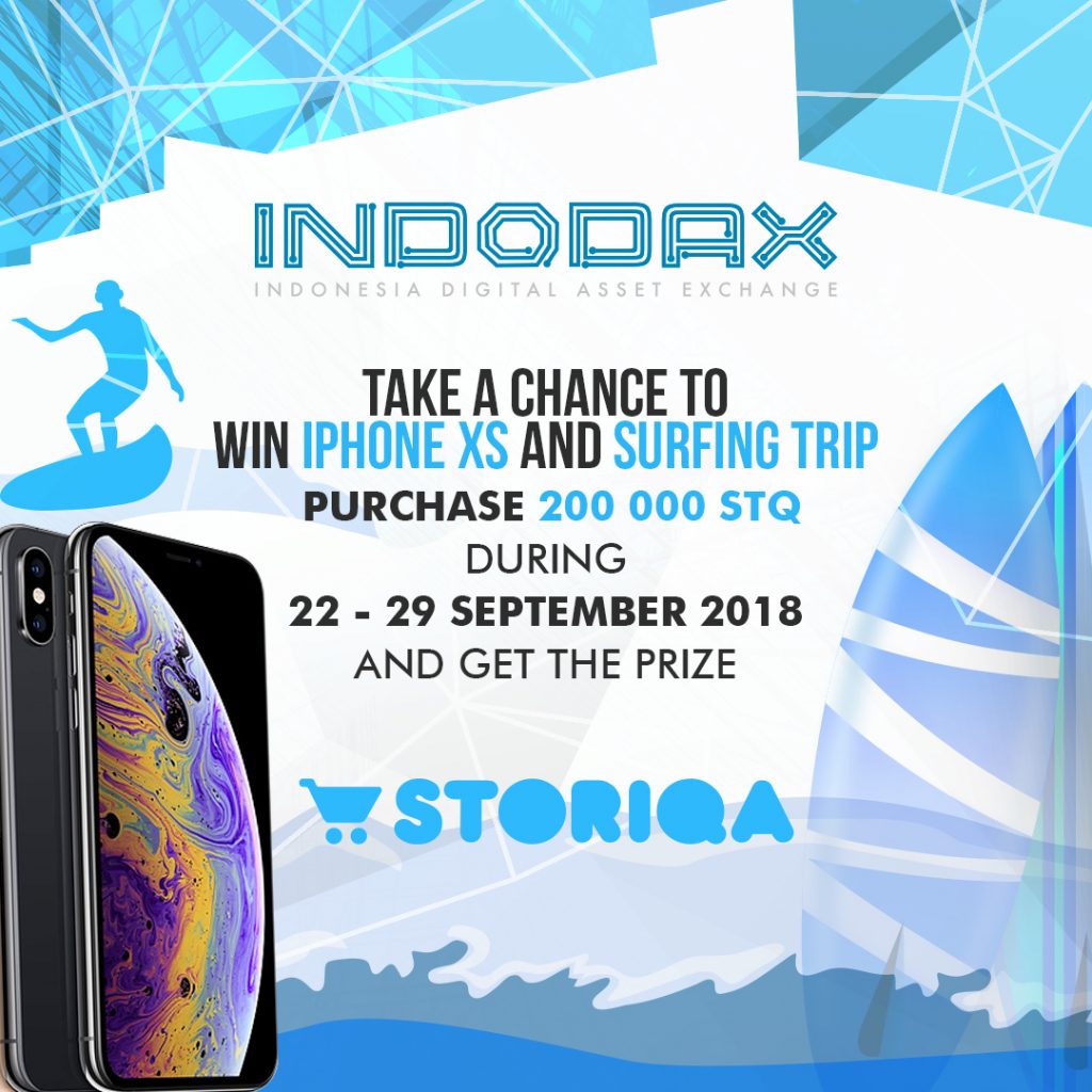 indodax's tweet image. Dapatkan kesempatan untuk memenangkan iPhone XS dan Surfing Trip! Untuk mengikuti kontes ini, Anda hanya perlu membeli total 200.000 STQ di akun Anda dari tanggal 22 September – 29 September 2018 dan keberuntungan milik Anda!
Berikut informasi selengkapnya blog.indodax.com/menangkan-btc-…