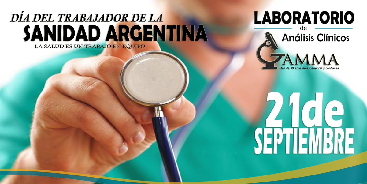 Labogamma's tweet image. 21 de Septiembre: Día de la Sanidad Argentina

El 21 de Septiembre de 1941 se funda la Obra Social de la Asociación de Trabajadores de la Sanidad Argentina. xurl.es/pdji1
