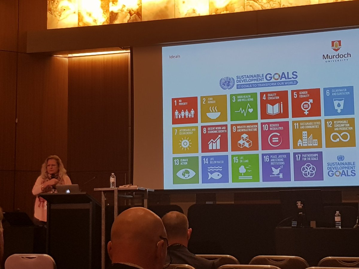 NuellaMia's tweet photo. Love seeing the SDGs as a driving vision from @SueLedger1 at #APPA2018 https://t.co/17G7QsJACJ