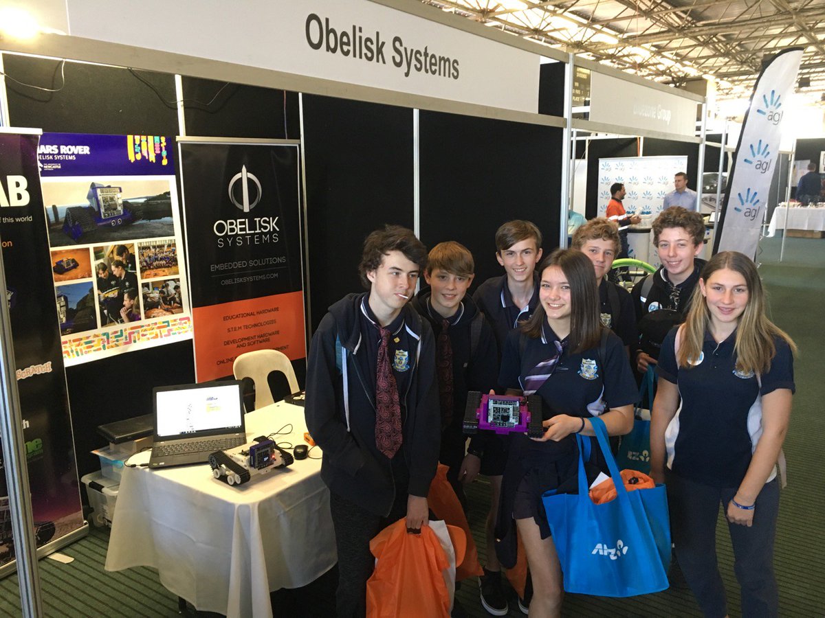 Some of the fantastic kids from <a href="/WestwallsendHS/">West Wallsend High School</a> who were our <a href="/StarLABAU/">StarLAB</a> 2017 Mars Rover Challenge winners! #STEM #Education  #Robotics