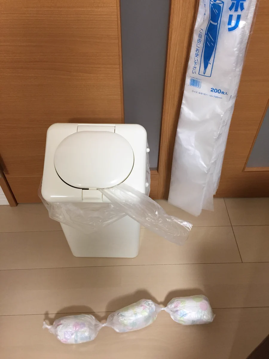 オムツゴミの匂い対策へww傘袋を使ったおススメの方法がコレ！！
